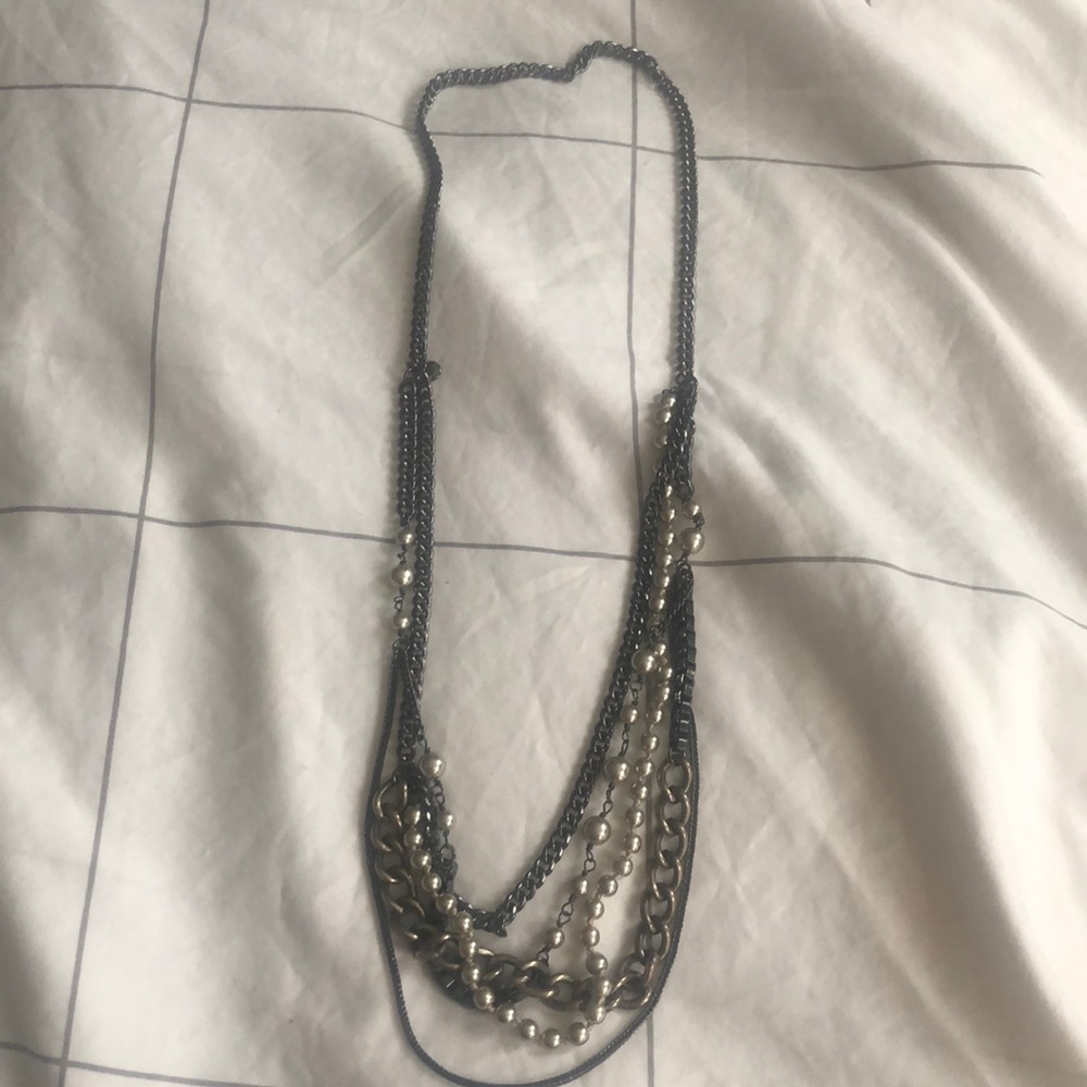 Jcrew multi chain necklace